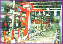 五金電鍍、化學(xué)鎳鈀金單臂式生產(chǎn)線